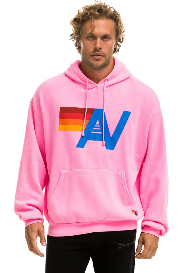 Neon Pink Aviator Nation Ninja Sweatshirt HOT Aviator Nation Neon
