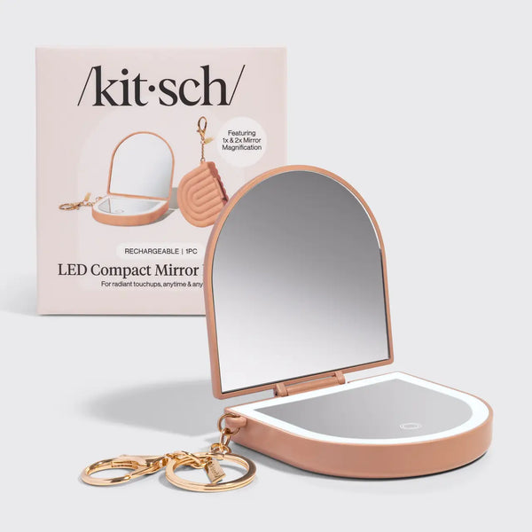 Kitsch Compact Mirror Keychain
