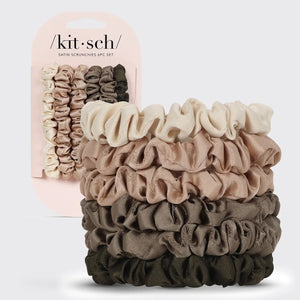 Kitsch Ultra Petite Satin Scrunchies