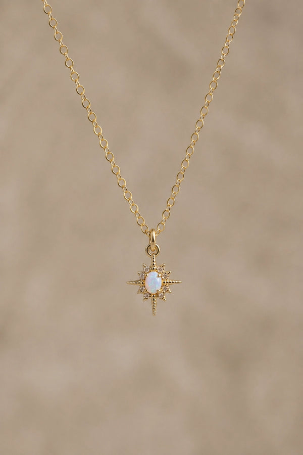 Katie Waltman Opal Star Necklace