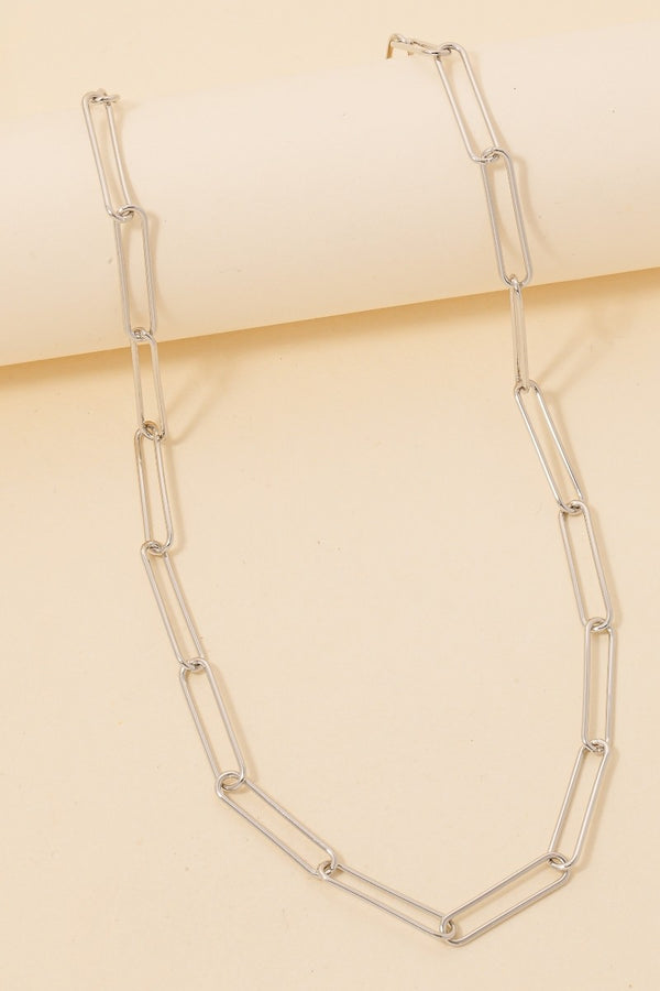 Paperclip Chain Necklace