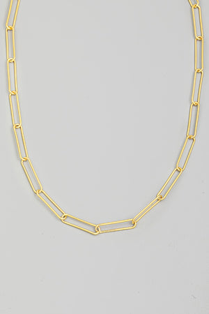 Paperclip Chain Necklace