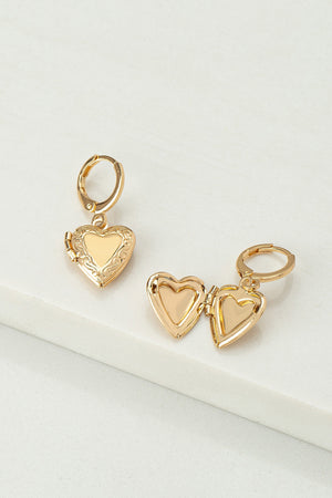 Heart Locket Huggies