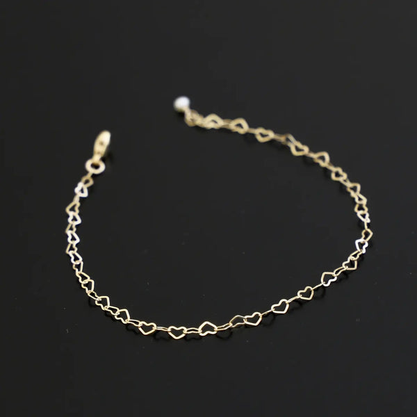 Katie Waltman Heart Chain Bracelet