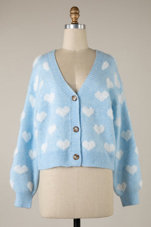 Clarissa Cloud Hearts Cardi PREORDER