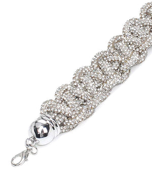 Solid Crystal Purse Strap