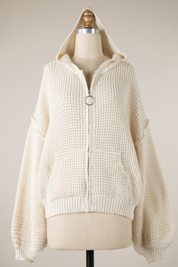 Katie Full Zip Knit