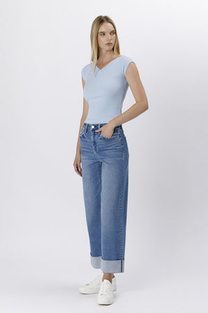 Double Cuff Soft Fit Jeans