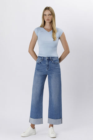 Double Cuff Soft Fit Jeans