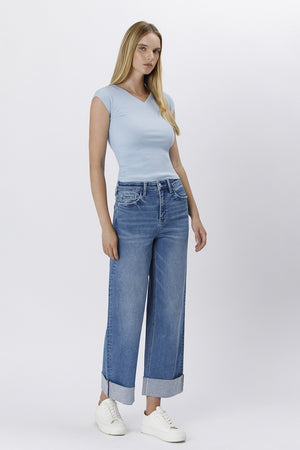 Double Cuff Soft Fit Jeans