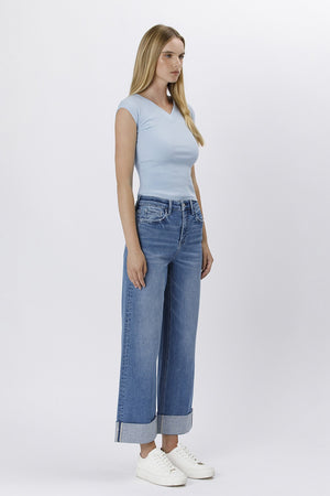 Double Cuff Soft Fit Jeans