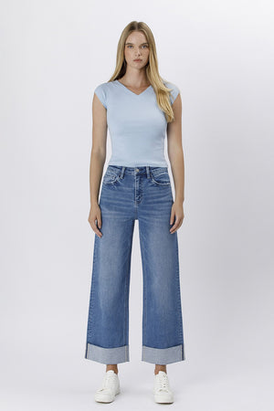 Double Cuff Soft Fit Jeans