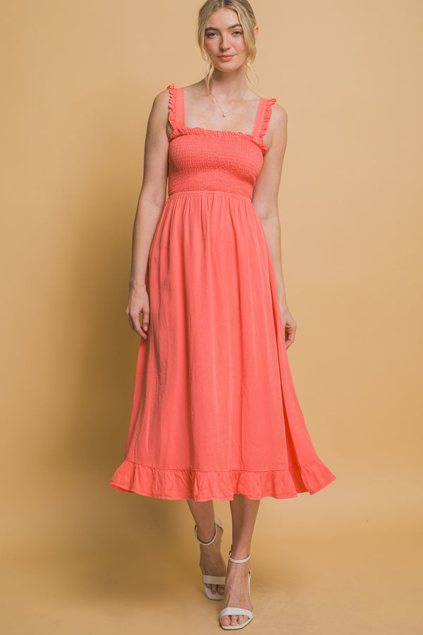Martha Coral Dream Midi