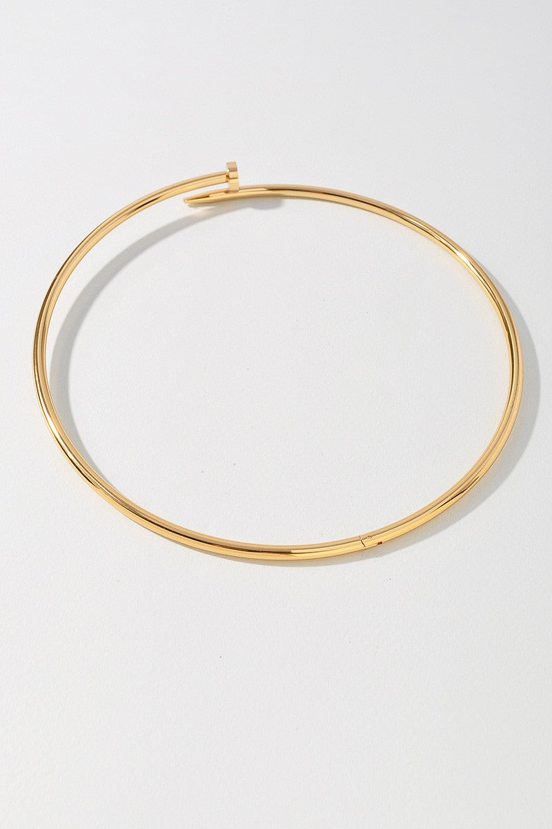 Cath Riley Nails Cath Nail Twisted Nail Necklace - Crush Clothing