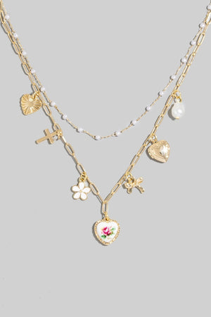 Floral Dreams Charm Necklace