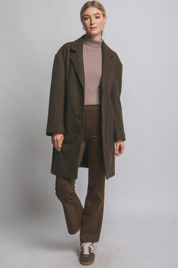 Villa Delia Button Coat