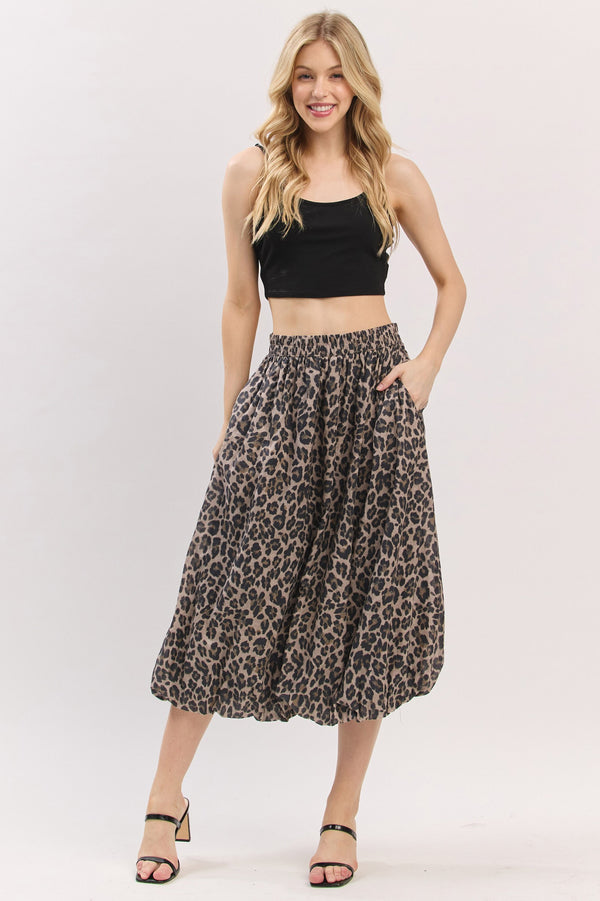 Cali Wild Midi Skirt