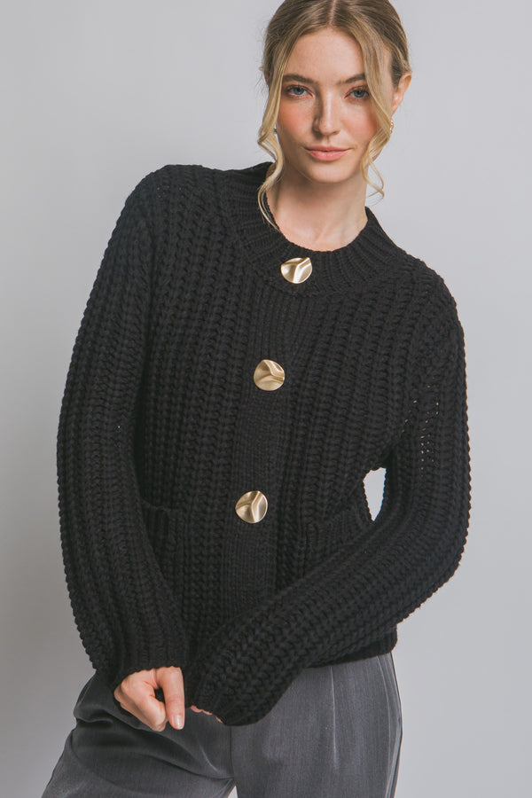 Danielle Button Cardigan