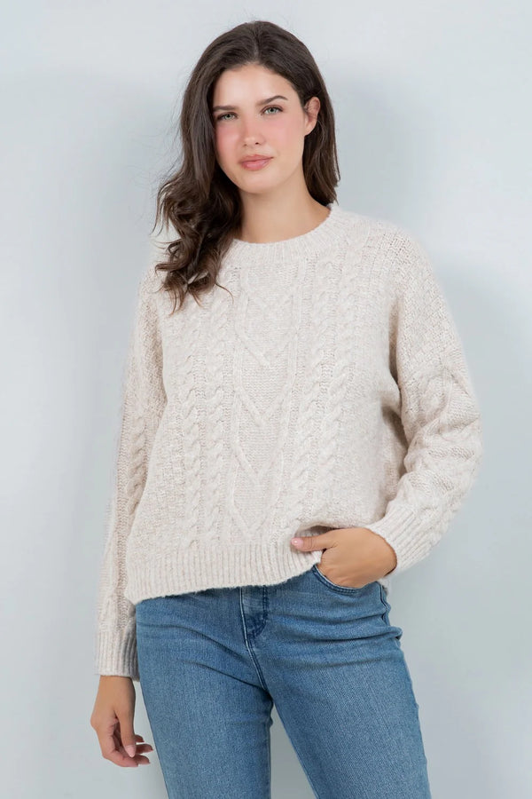 Classic Cable Knit Sweater