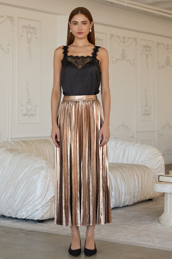 Nina Copper Skirt