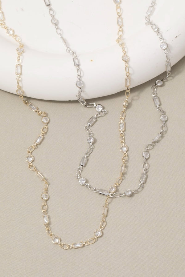 Katie Mixed CZ Necklace