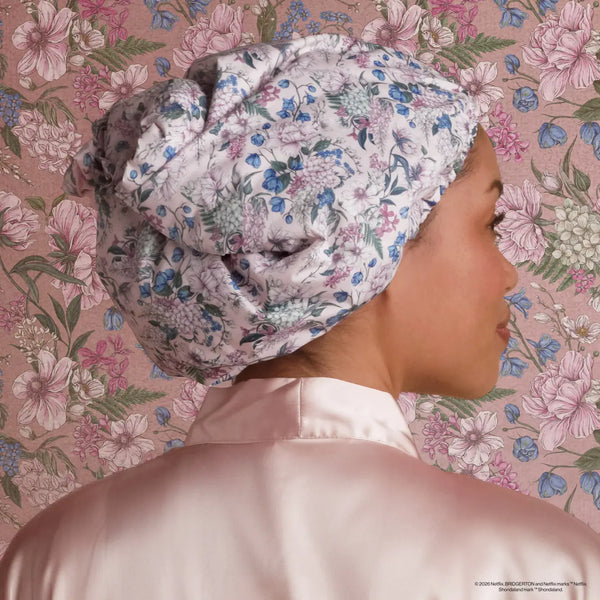 Kitsch x Bridgerton Satin Lined Shower Cap