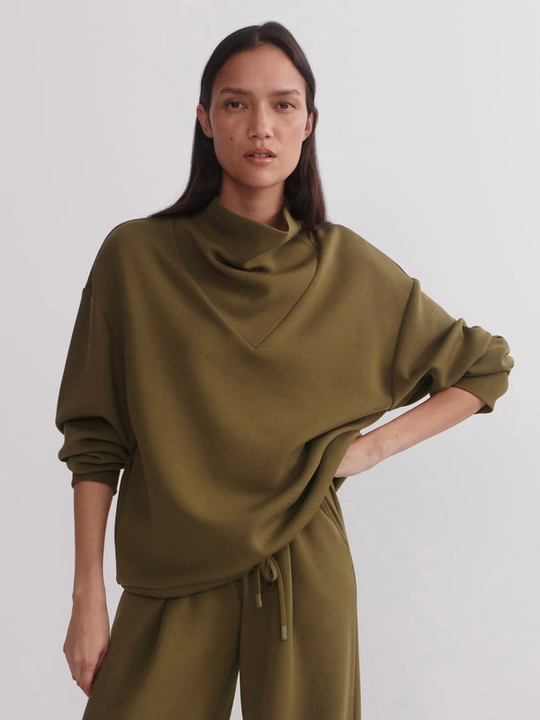 Varley Betsy Olive Sweater