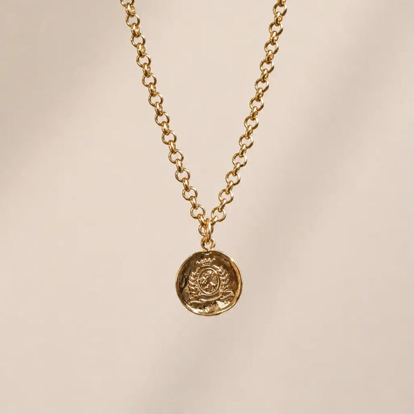 Katie Waltman Elizabeth Coin Necklace