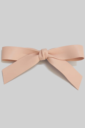 Faux Leather Hair Bow