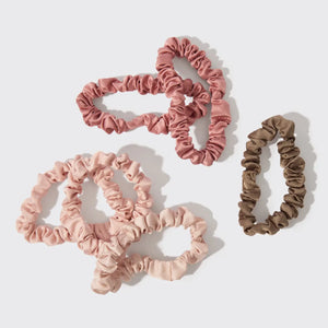 Holiday Petite Satin Scrunchies