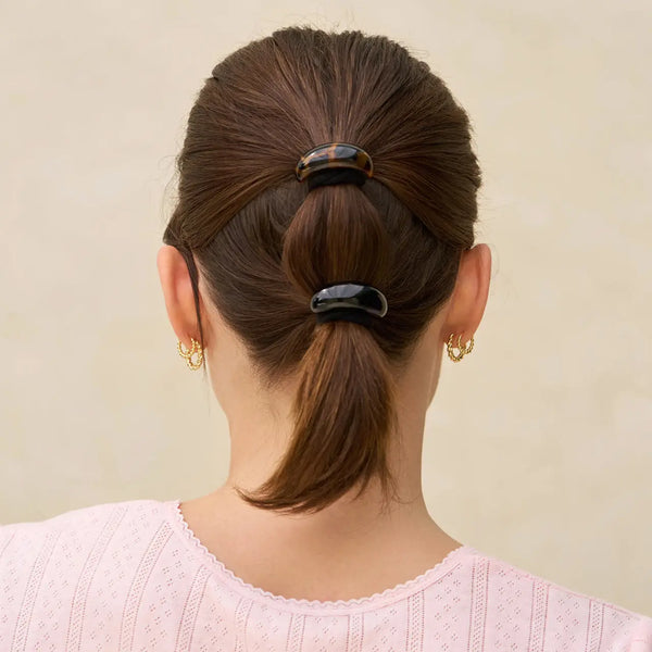 Kitsch Black & Tort Cloud Cuffs