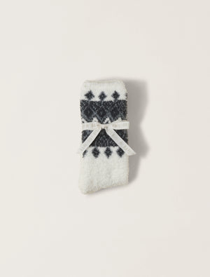 Barefoot Dreams CozyChic® Fair Isle Socks