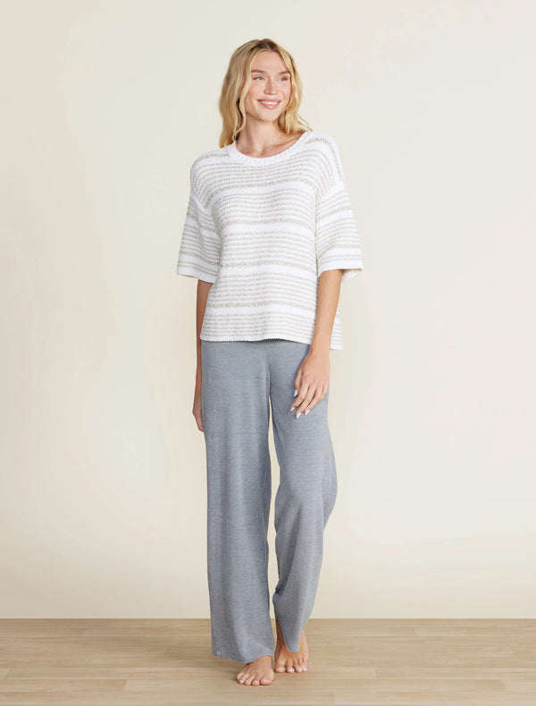 Barefoot Dreams Boucle Striped Pullover