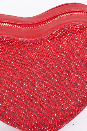 Gracie Crystal Heart Bag