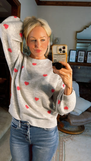 Alyssa Heart Sweater