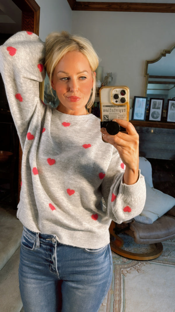 Alyssa Heart Sweater