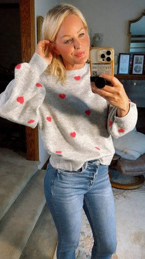 Alyssa Heart Sweater