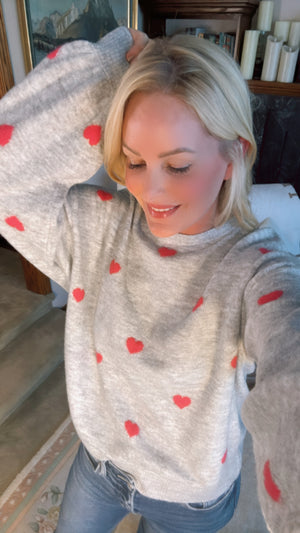 Alyssa Heart Sweater