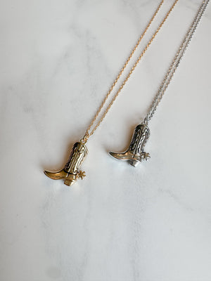 NEW Mini Cowboy Boot Necklace