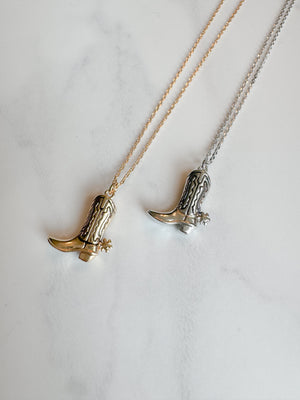 NEW Mini Cowboy Boot Necklace