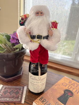 Santa Bottle Topper/Ornament