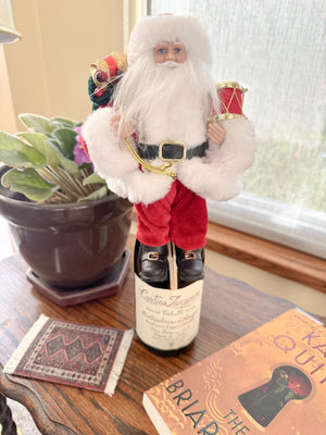 Santa Bottle Topper/Ornament