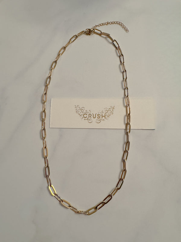 Waterproof & Hypoallergenic Paperclip Chain