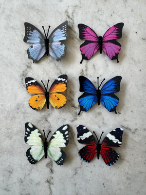 Whimsical Butterfly Clips