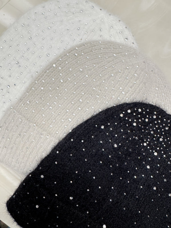 Bailey Scattered Crystal Beanie