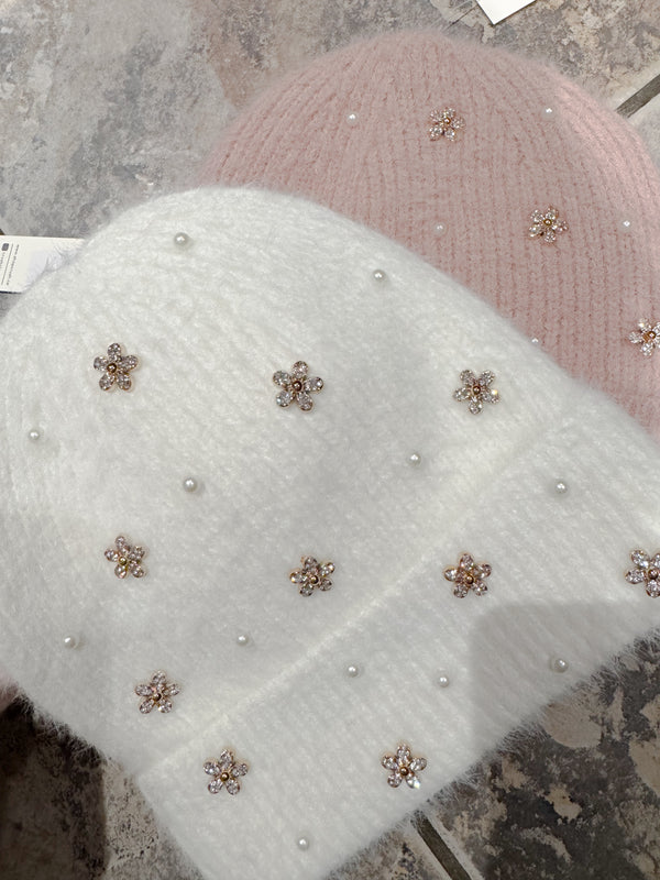 Embellished Crystal Beanie