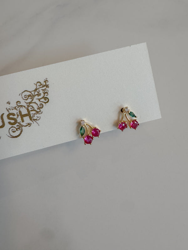 Little Cherry Studs