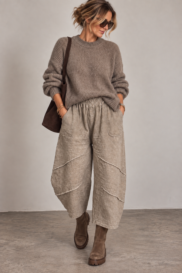 Jane Soft Barrel Pants