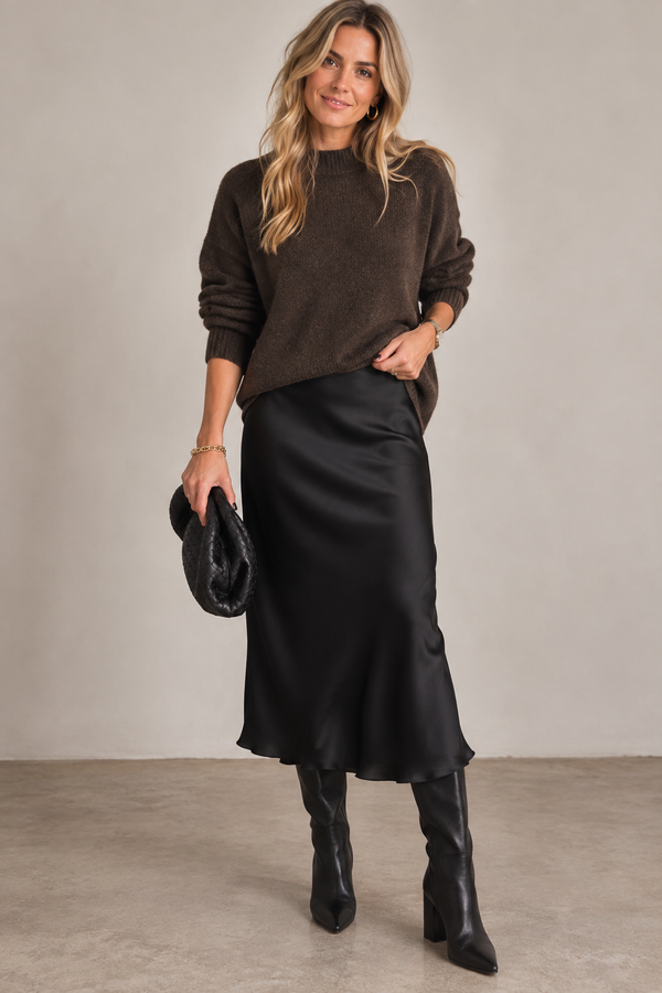 Florence Satin Skirt