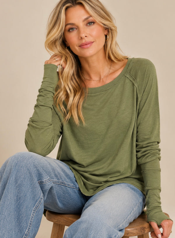 Andrea Raglan Top
